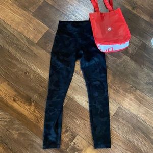 Lululemon Wunder Train camo leggings